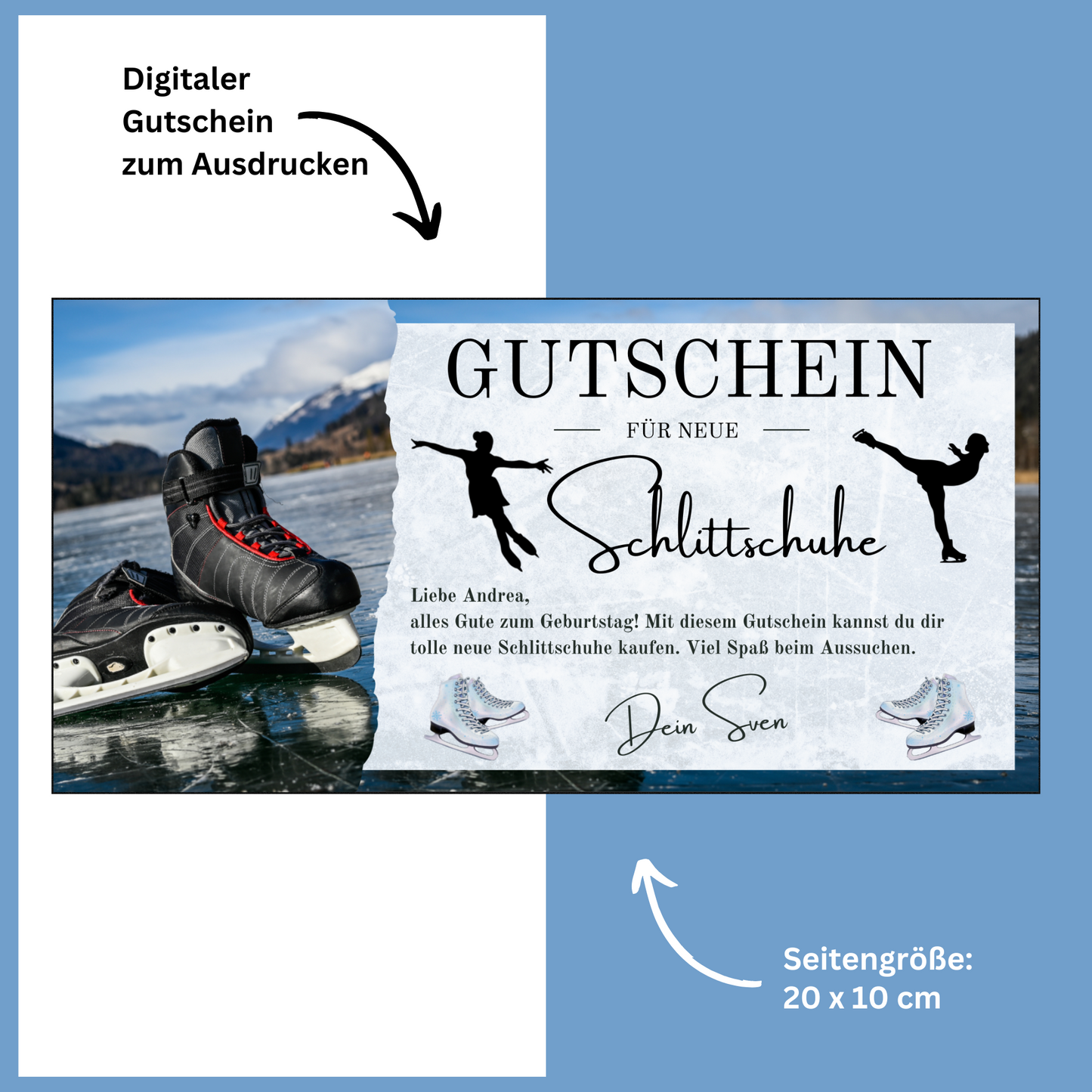 Gutschein - Schlittschuhlaufen Erlebnisgutschein