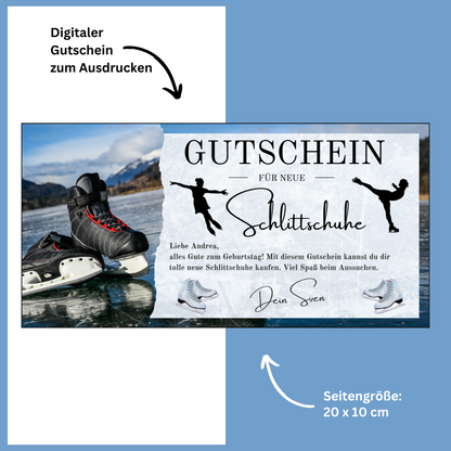Gutschein - Schlittschuhlaufen Erlebnisgutschein