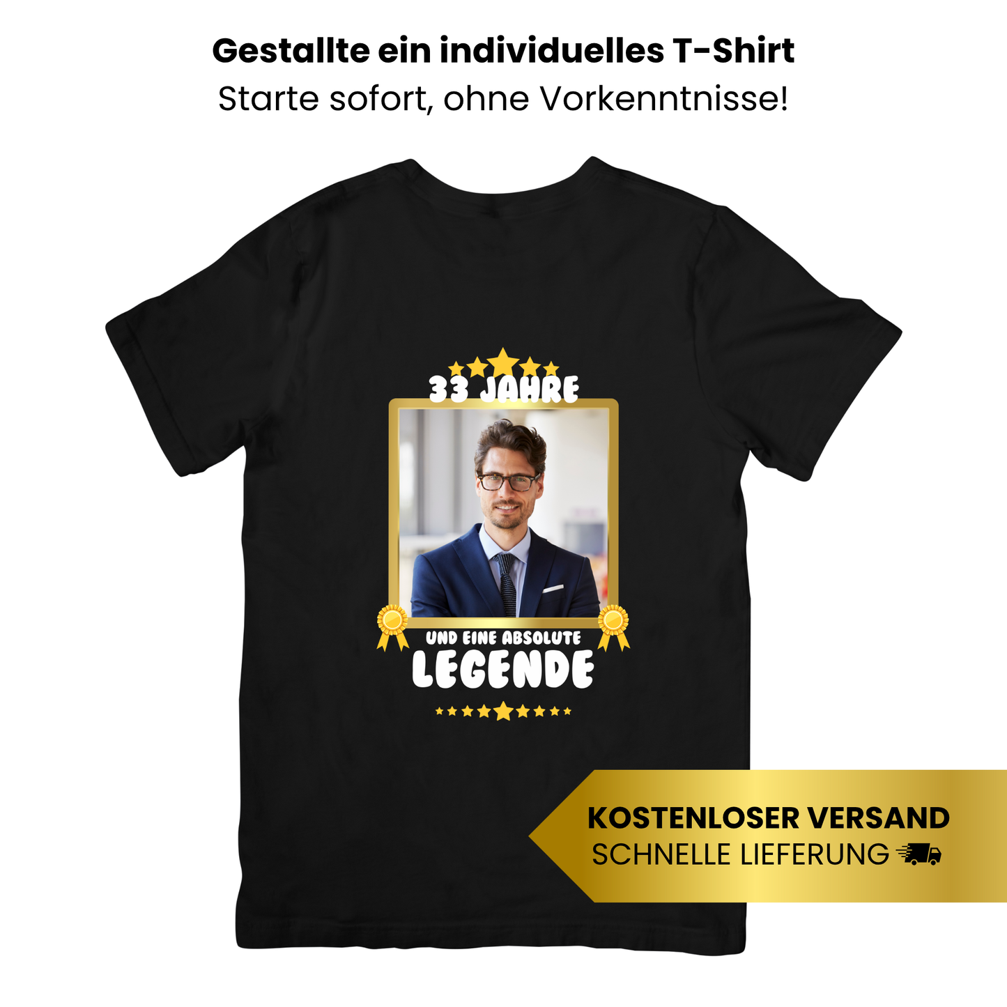 Party-T-Shirt zum 30. Geburtstag Legende