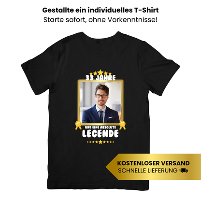Party-T-Shirt zum 30. Geburtstag Legende