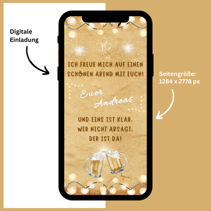 eCARD - Animierte Einladungskarte Geburtstag