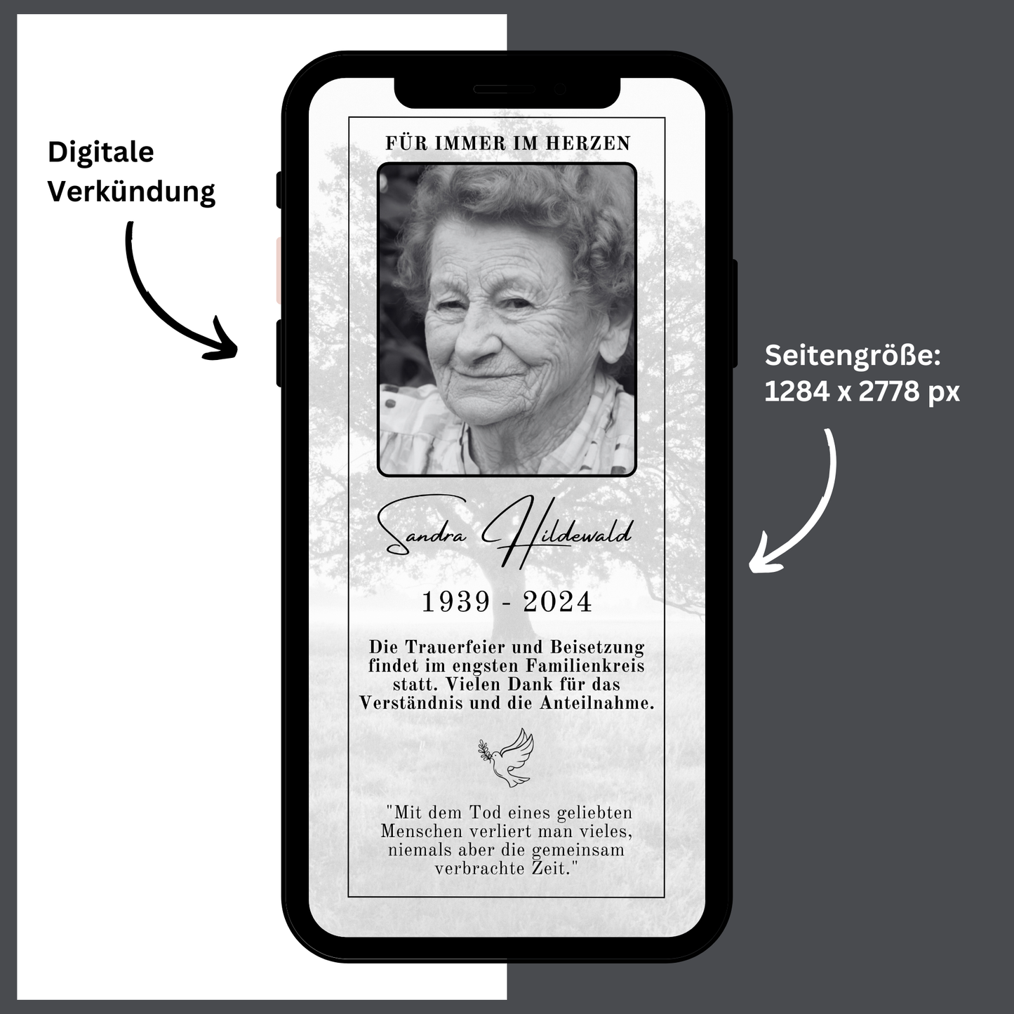 eCARD - Trauerkarte und Beileidsbekundung