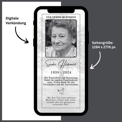 eCARD - Trauerkarte und Beileidsbekundung