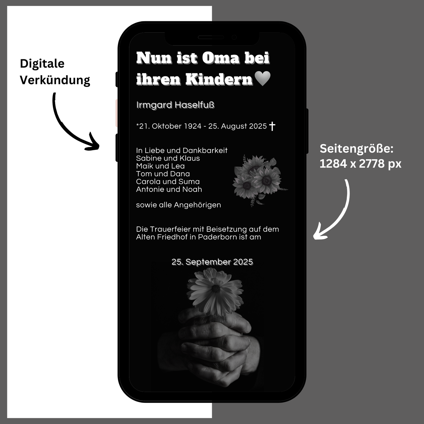 eCARD - Trauerkarte und Beileidsbekundung