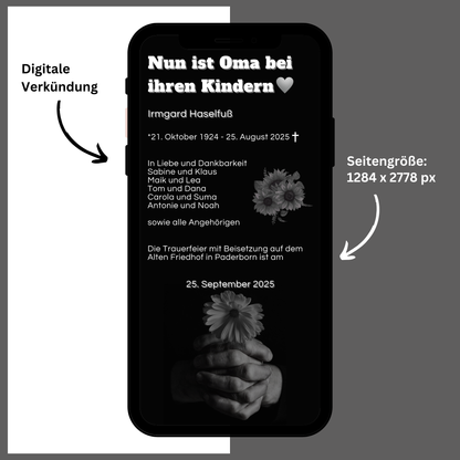eCARD - Trauerkarte und Beileidsbekundung