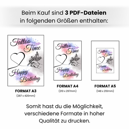 Geldgeschenk - Wunscherfüller Geschenkidee für ein Tattoo
