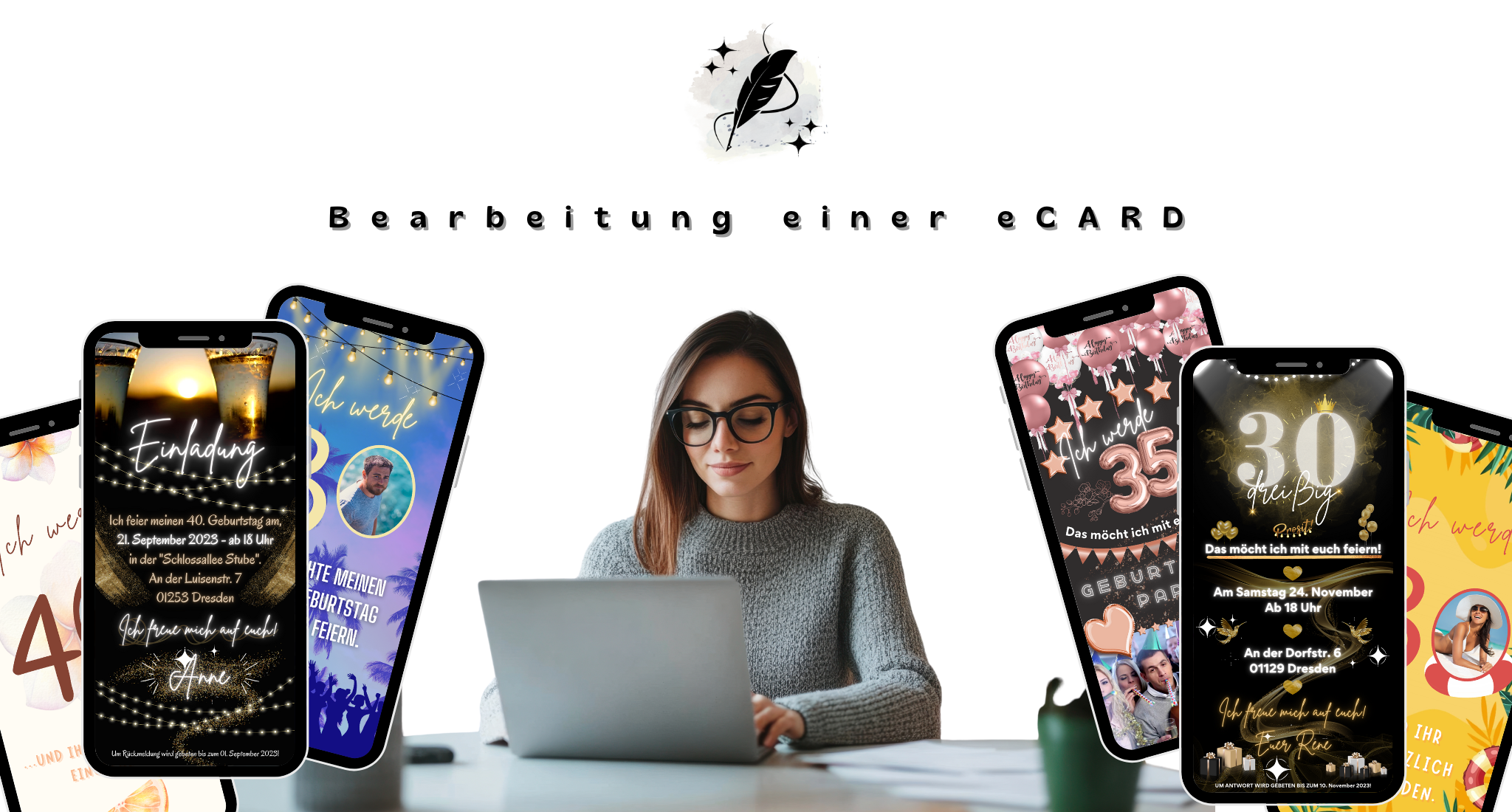 Video laden: Bearbeitung einer eCARD