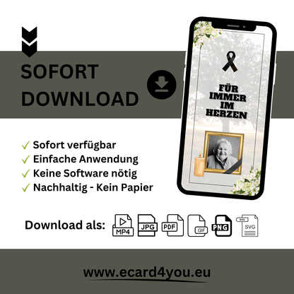 eCARD - Trauerkarte und Beileidsbekundung
