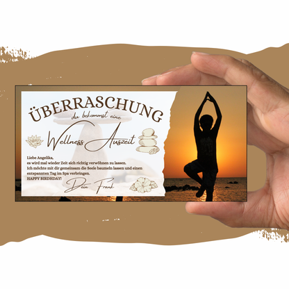 Gutschein - Wellness Spa Wochenende Geschenkgutschein