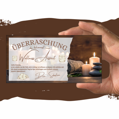 Gutschein - Wellness Spa Wochenende Geschenkgutschein