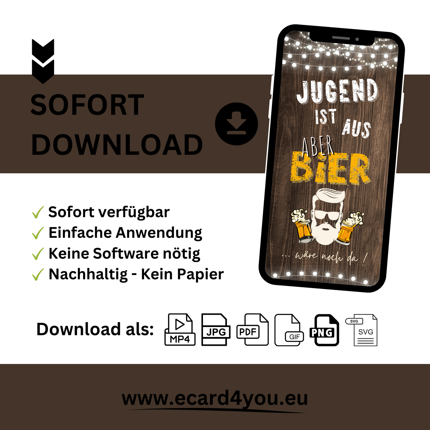 eCARD - Animierte Einladungskarte Geburtstag