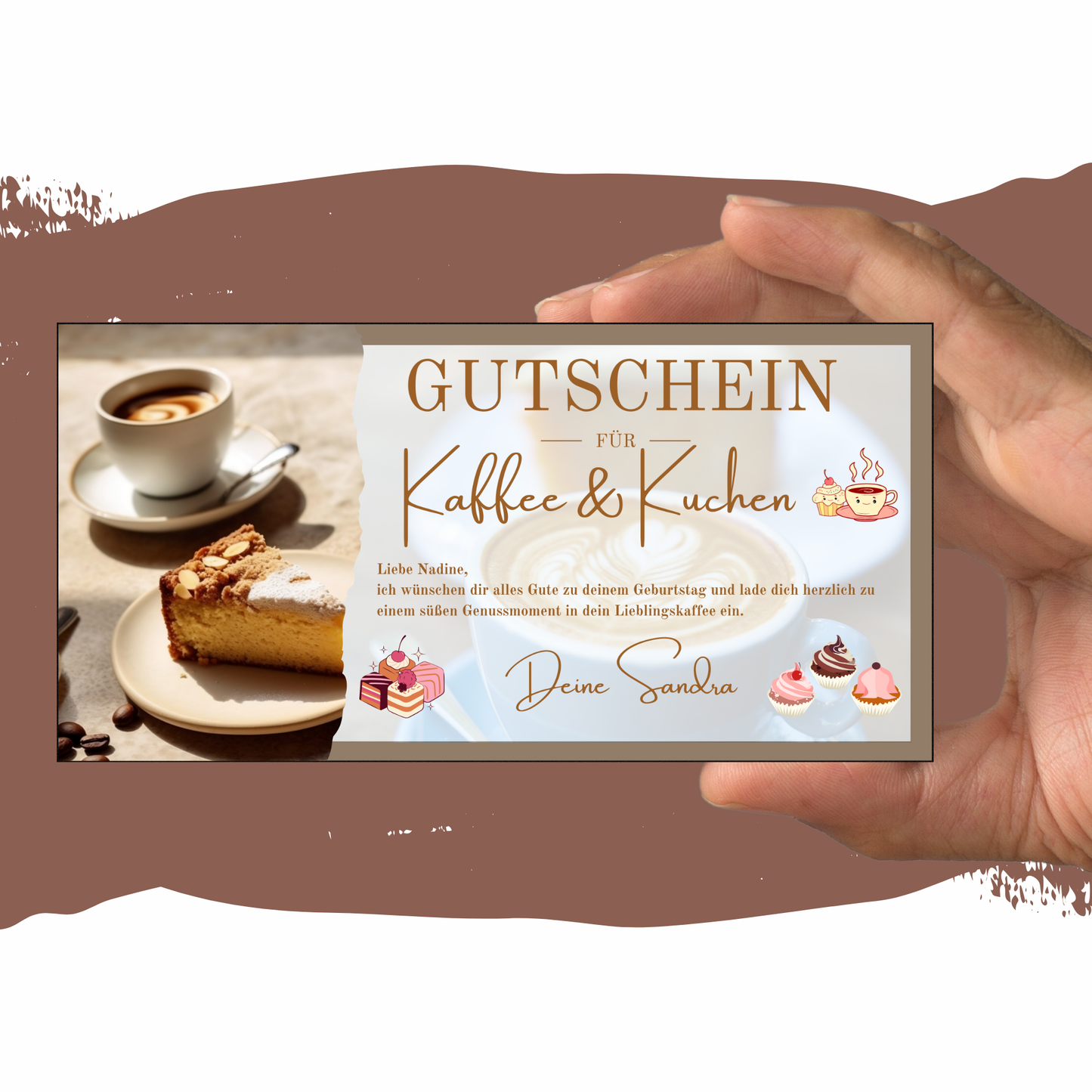 Gutschein - Kaffee und Kuchen Geschenkgutschein