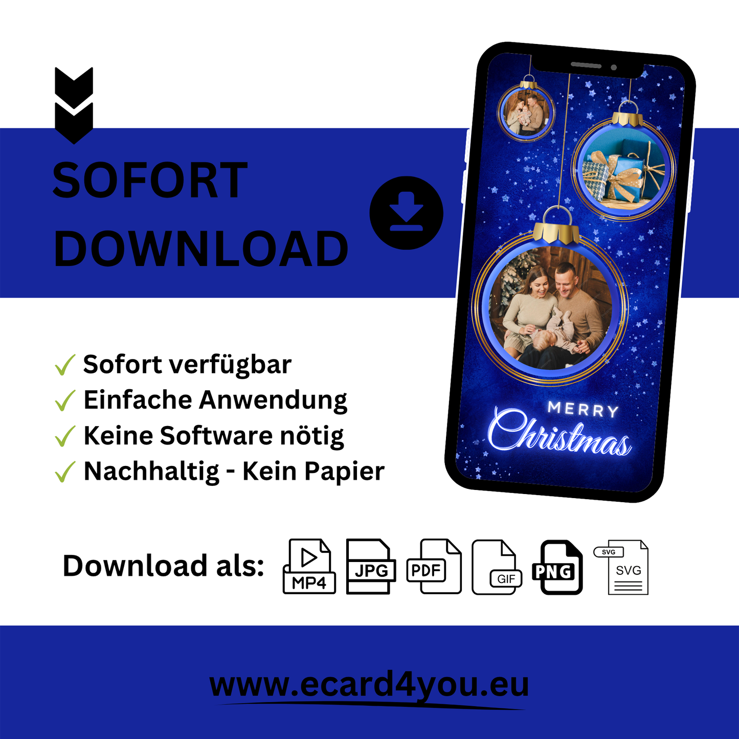 eCARD - Animierte Glückwünsche und Weihnachtgrüße