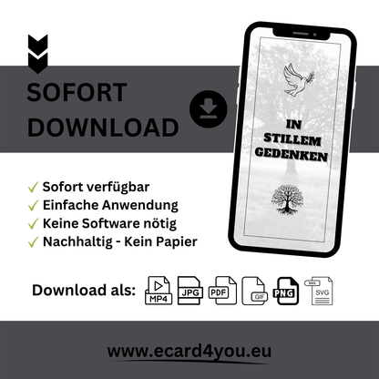 eCARD - Trauerkarte und Beileidsbekundung