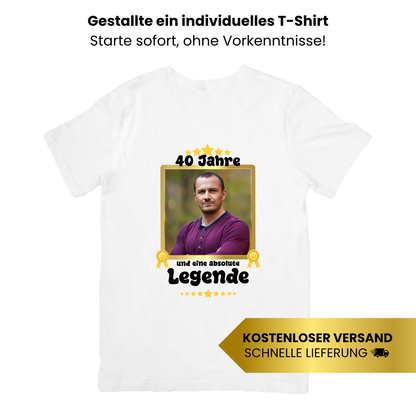 Party-T-Shirt zum 30. Geburtstag Legende