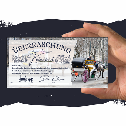 Gutschein - Kutschfahrt Rundfahrt Pferdekutsche