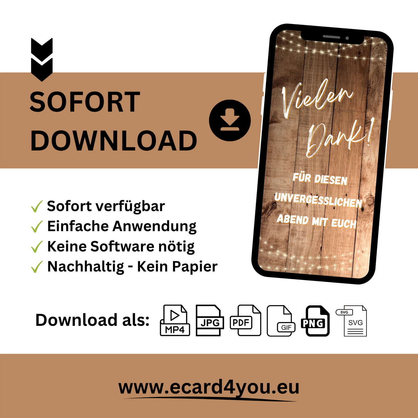 eCARD - Danksagung Geburtstag Jugendweihe