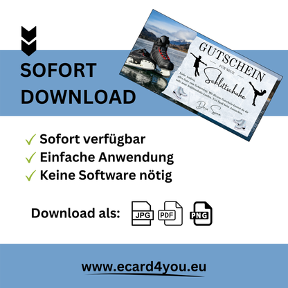 Gutschein - Schlittschuhlaufen Erlebnisgutschein