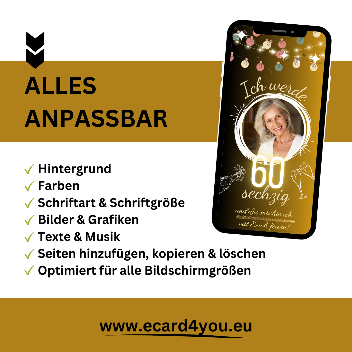 eCARD - Animierte Einladungskarte Geburtstag
