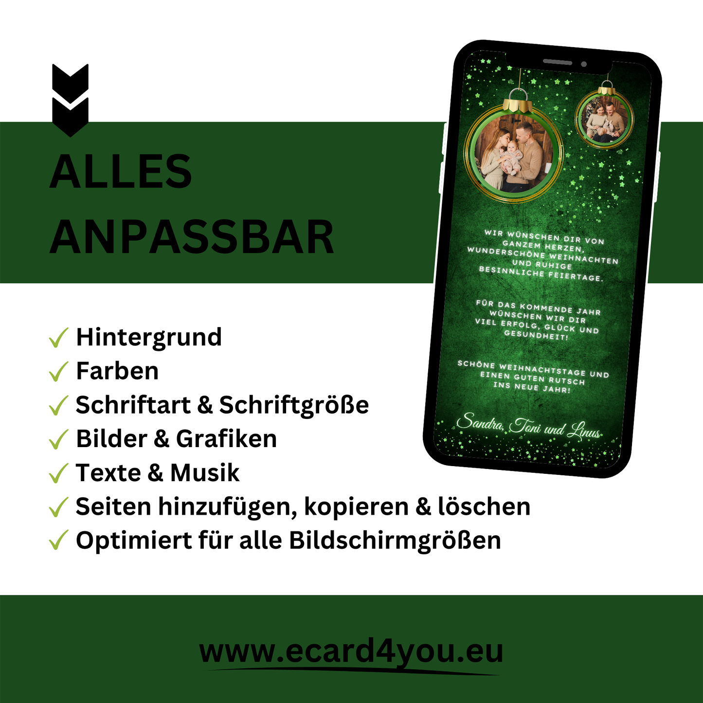 eCARD - Animierte Glückwünsche und Weihnachtgrüße