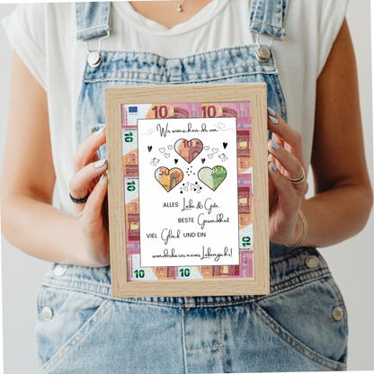 Geldgeschenk - Geschenk für den Geburtstag