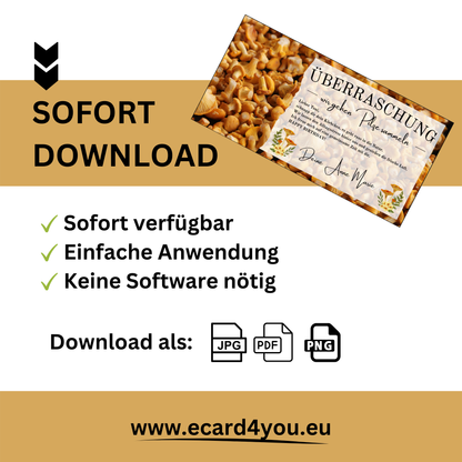 Gutschein - Pilze Geschenkgutschein Geburtstag