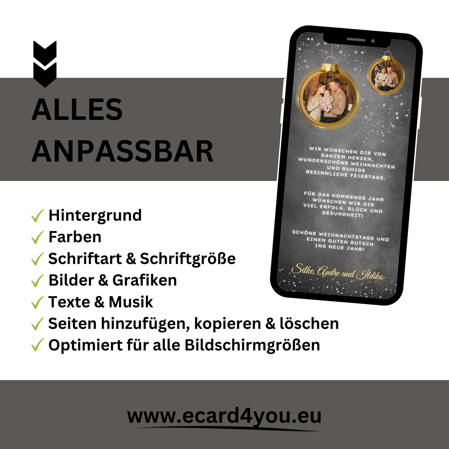 eCARD - Animierte Glückwünsche und Weihnachtgrüße