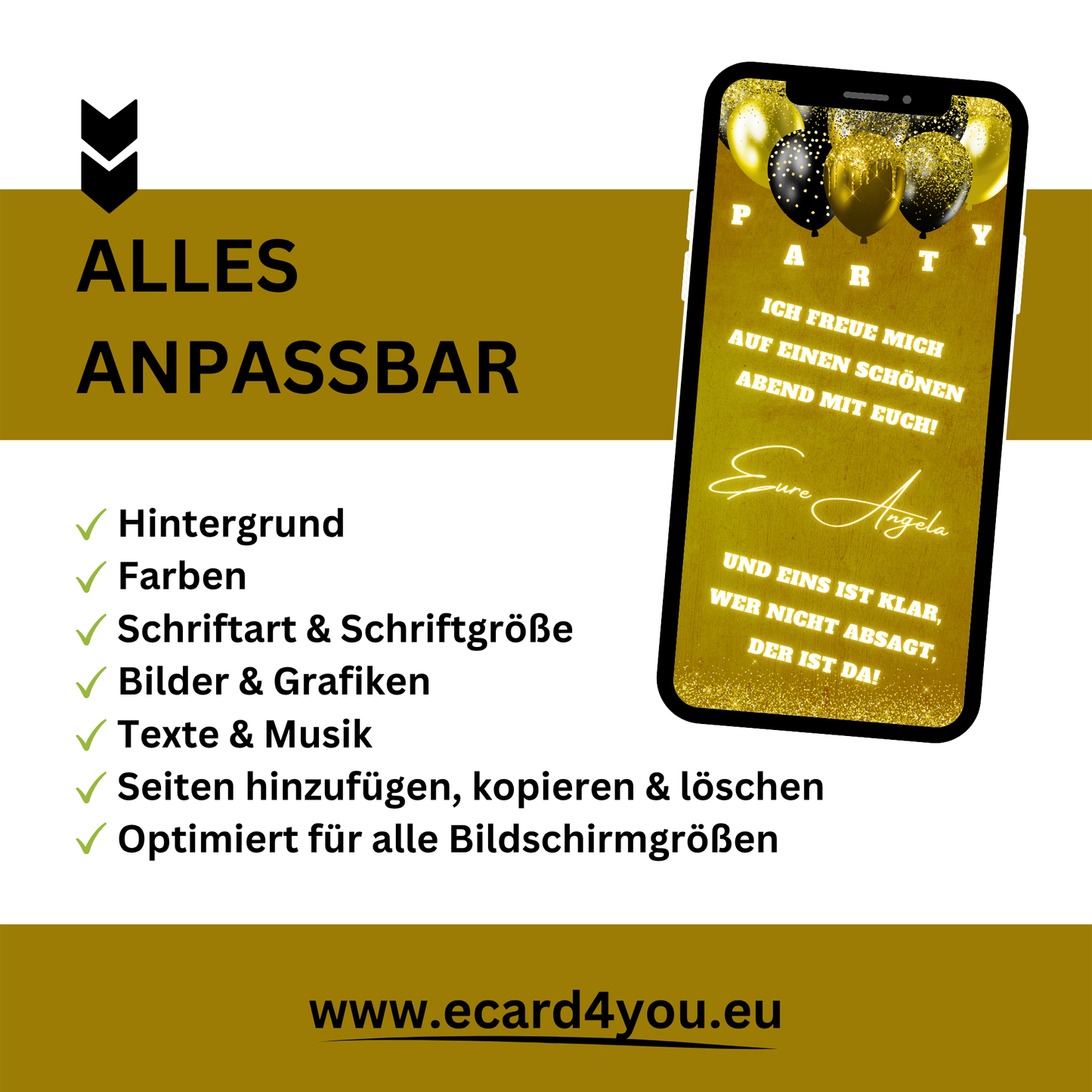 eCARD - Animierte Einladungskarte Geburtstag