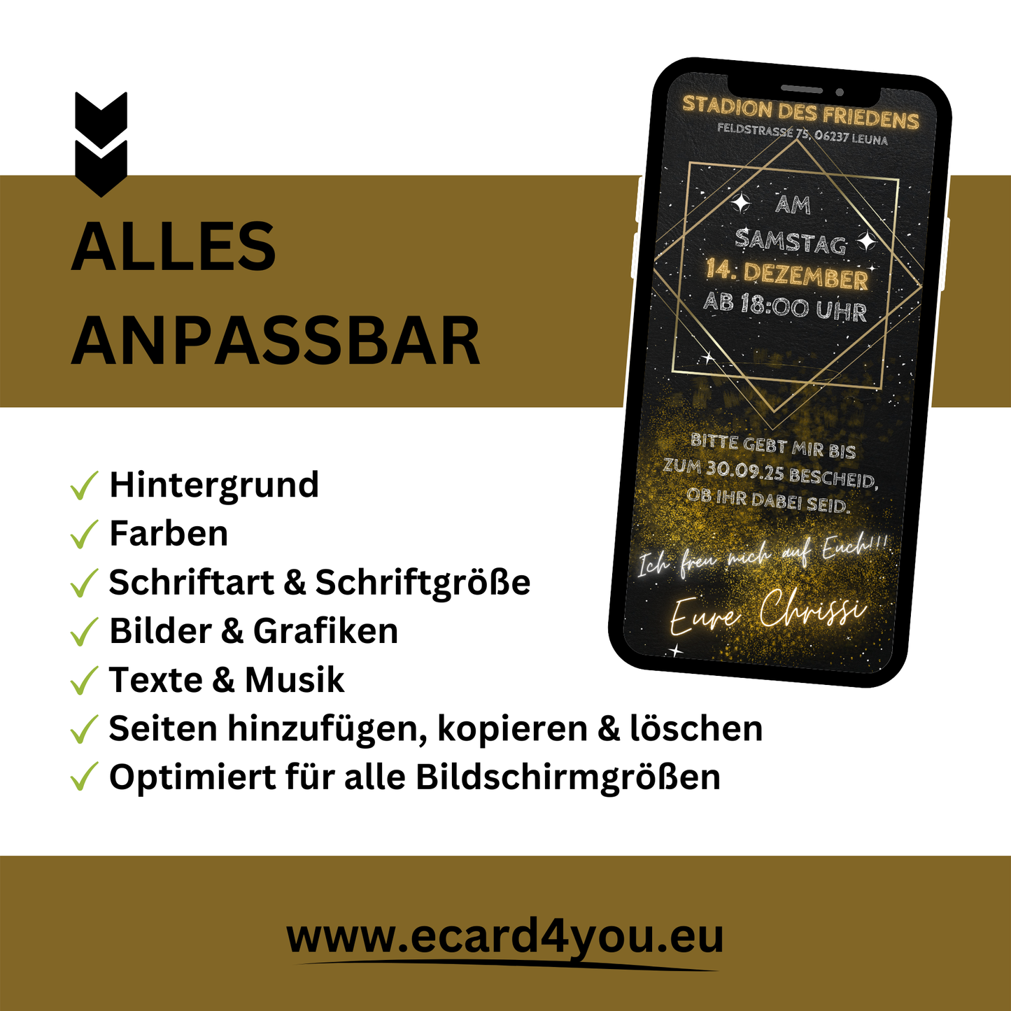 eCARD - Animierte Einladungskarte Geburtstag