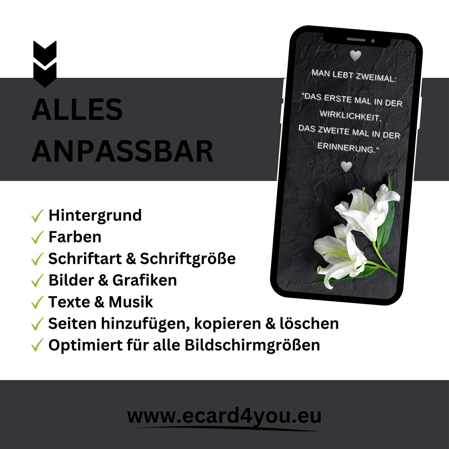 eCARD - Trauerkarte und Beileidsbekundung