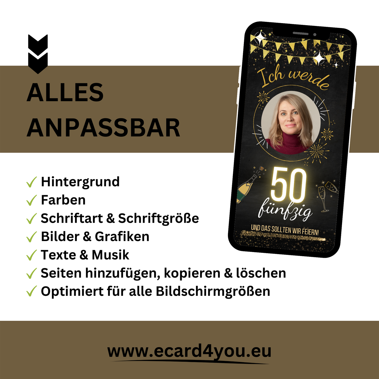 eCARD - Animierte Einladungskarte Geburtstag