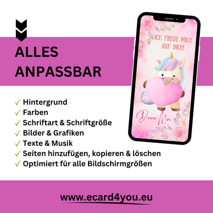 eCARD - Animierte Kindergeburtstags Party Einladungskarte