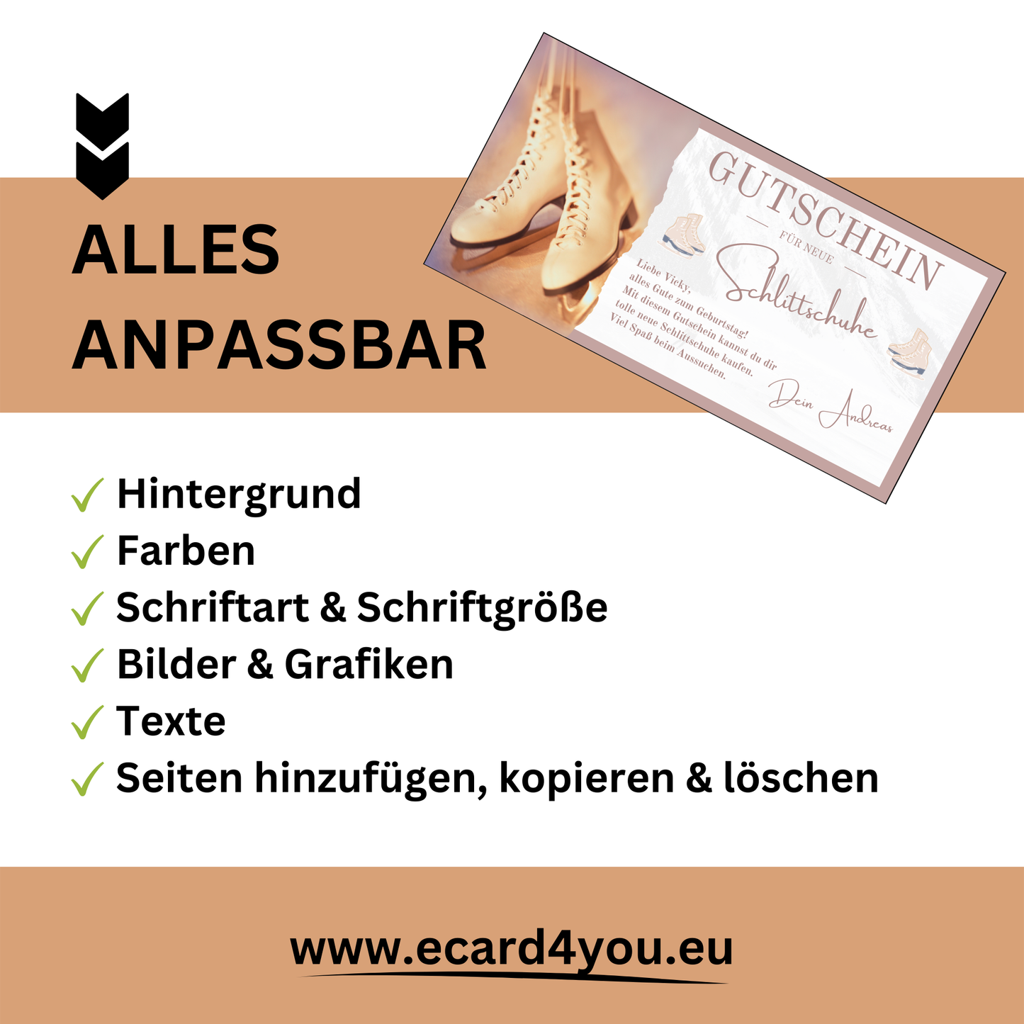Gutschein - Schlittschuhlaufen Erlebnisgutschein