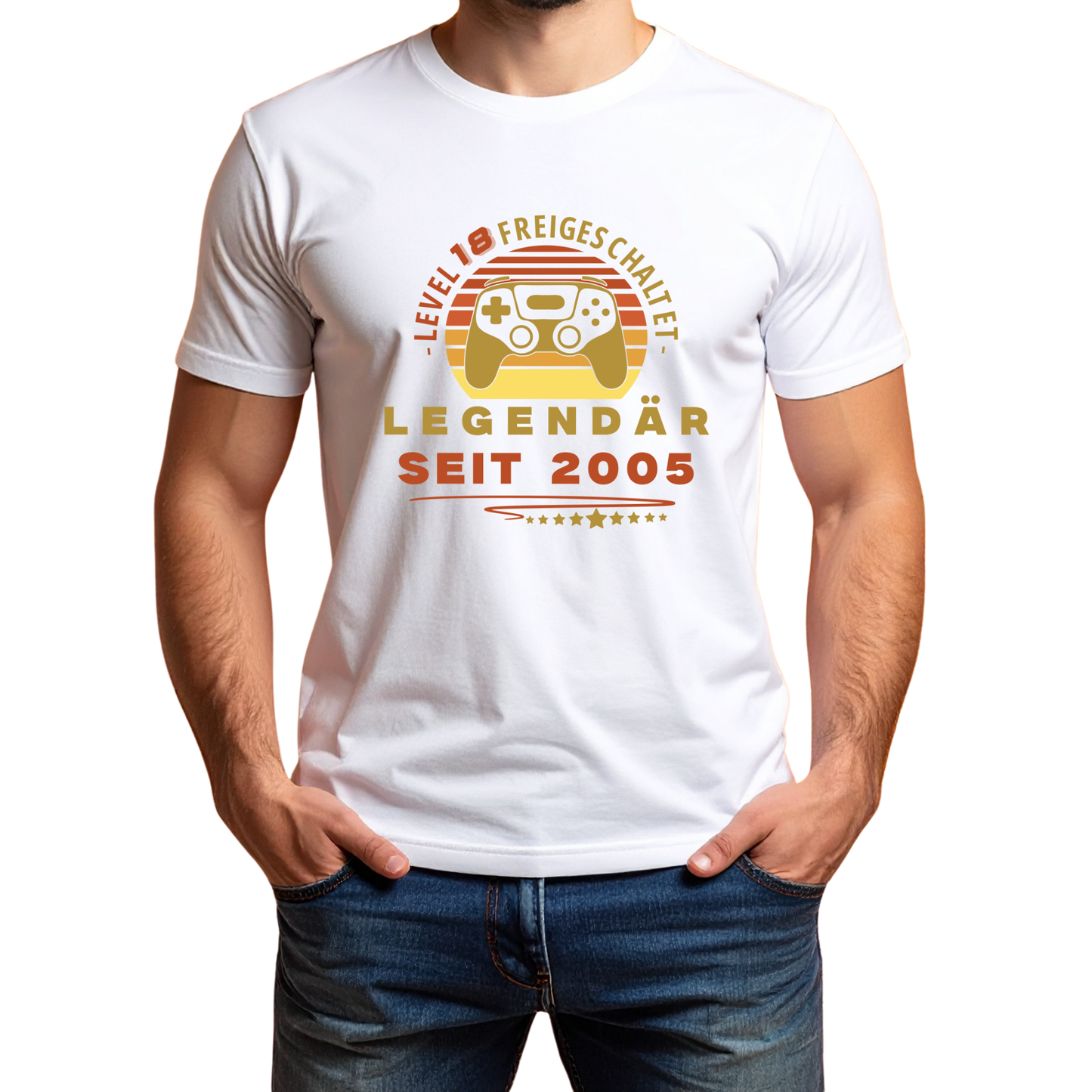 Party-T-Shirt zum 18. Geburtstag Legendär