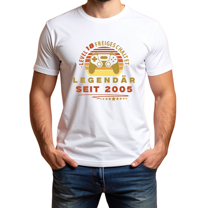 Party-T-Shirt zum 18. Geburtstag Legendär