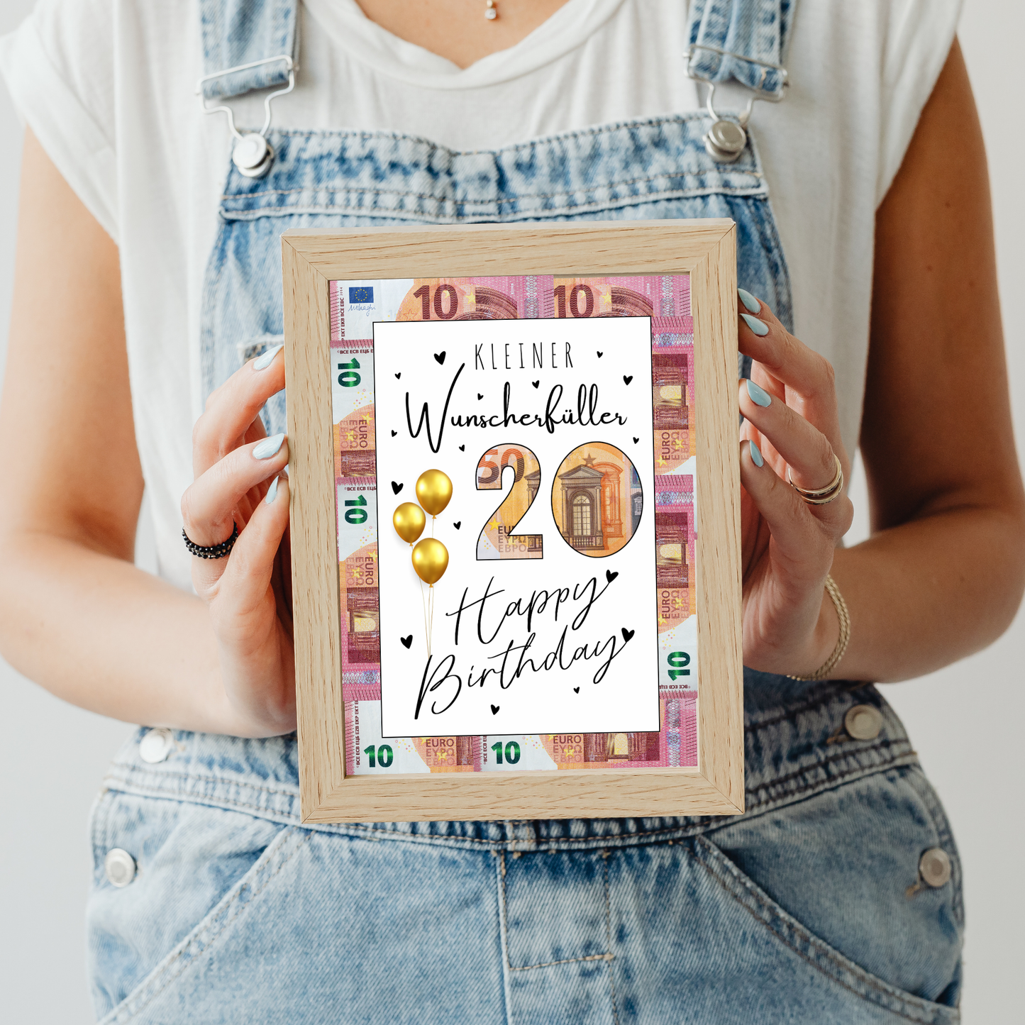 Geldgeschenk - Kleiner Wünscherfüller zum 20. Geburtstag - eCARD4you