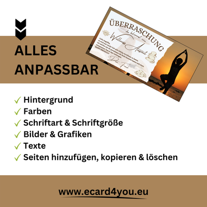 Gutschein - Wellness Spa Wochenende Geschenkgutschein