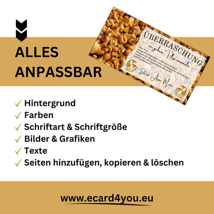 Gutschein - Pilze Geschenkgutschein Geburtstag