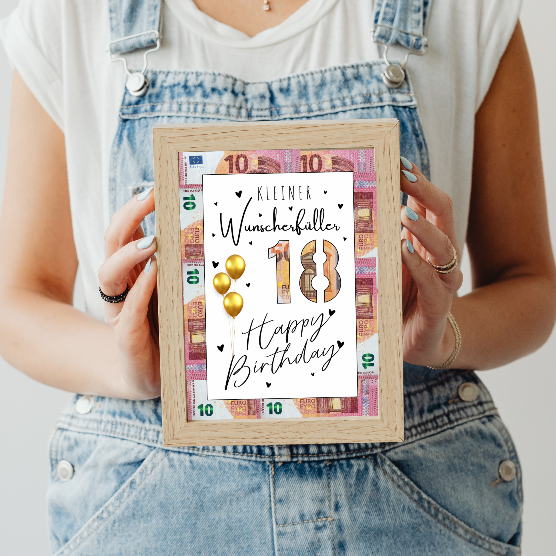 Geldgeschenk - Kleiner Wünscherfüller zum 18. Geburtstag - eCARD4you