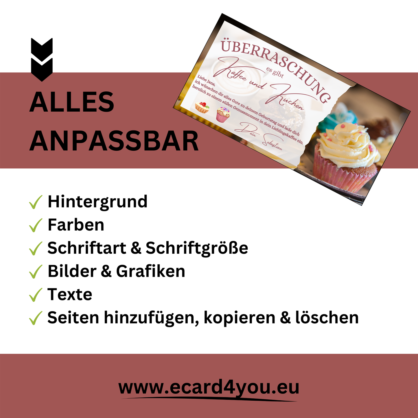 Gutschein - Kaffee und Kuchen Geschenkgutschein