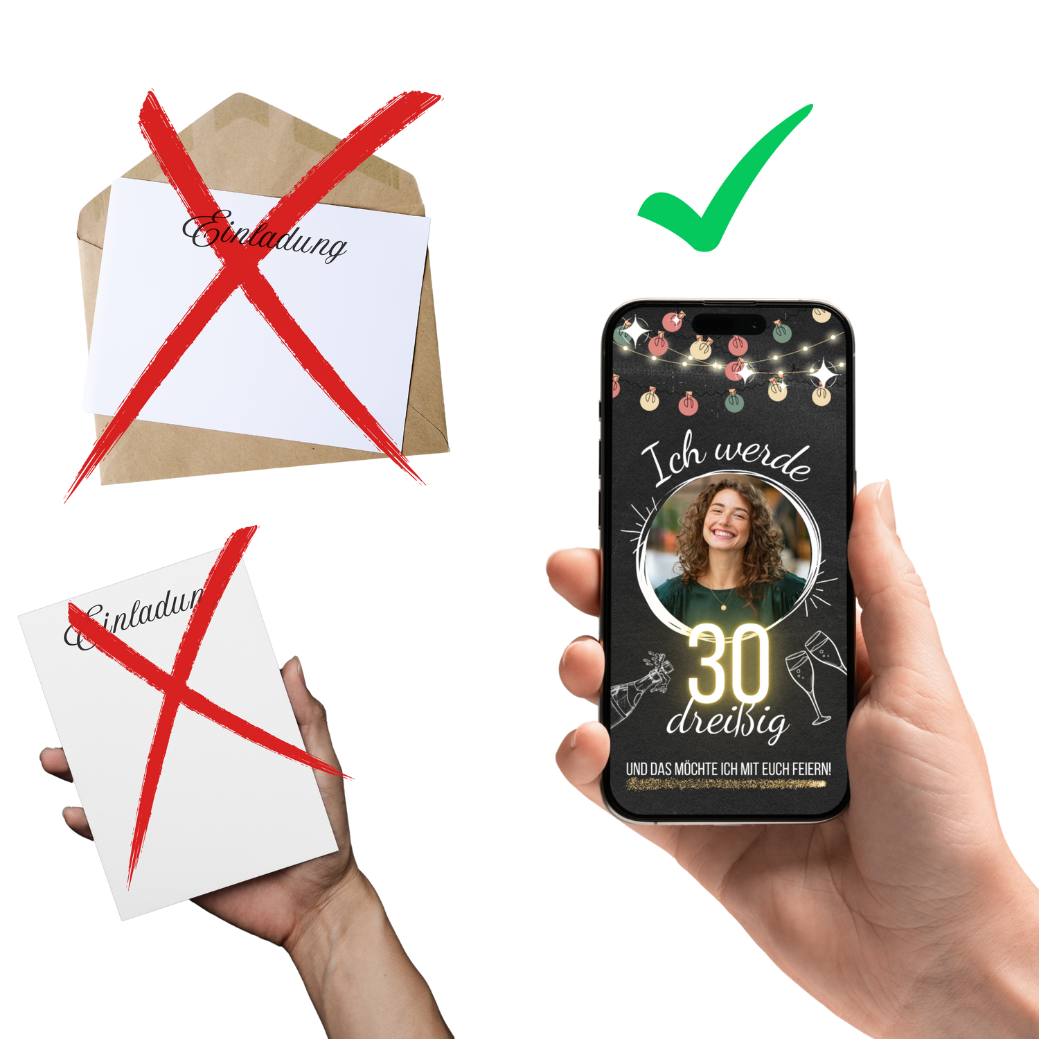 eCARD – Animierte Geburtstagseinladung im exklusiven Design
