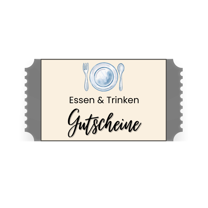 Digitale Essen und Trinken Gutscheine