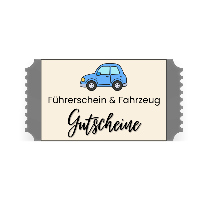 Digitale Führerschein und Fahrzeug Gutscheine