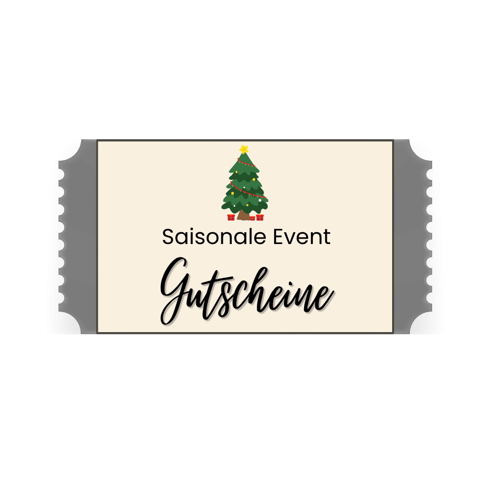 Digitale Saisonale Event Gutscheine