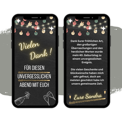 eCARD - Danksagung Geburtstag Jugendweihe