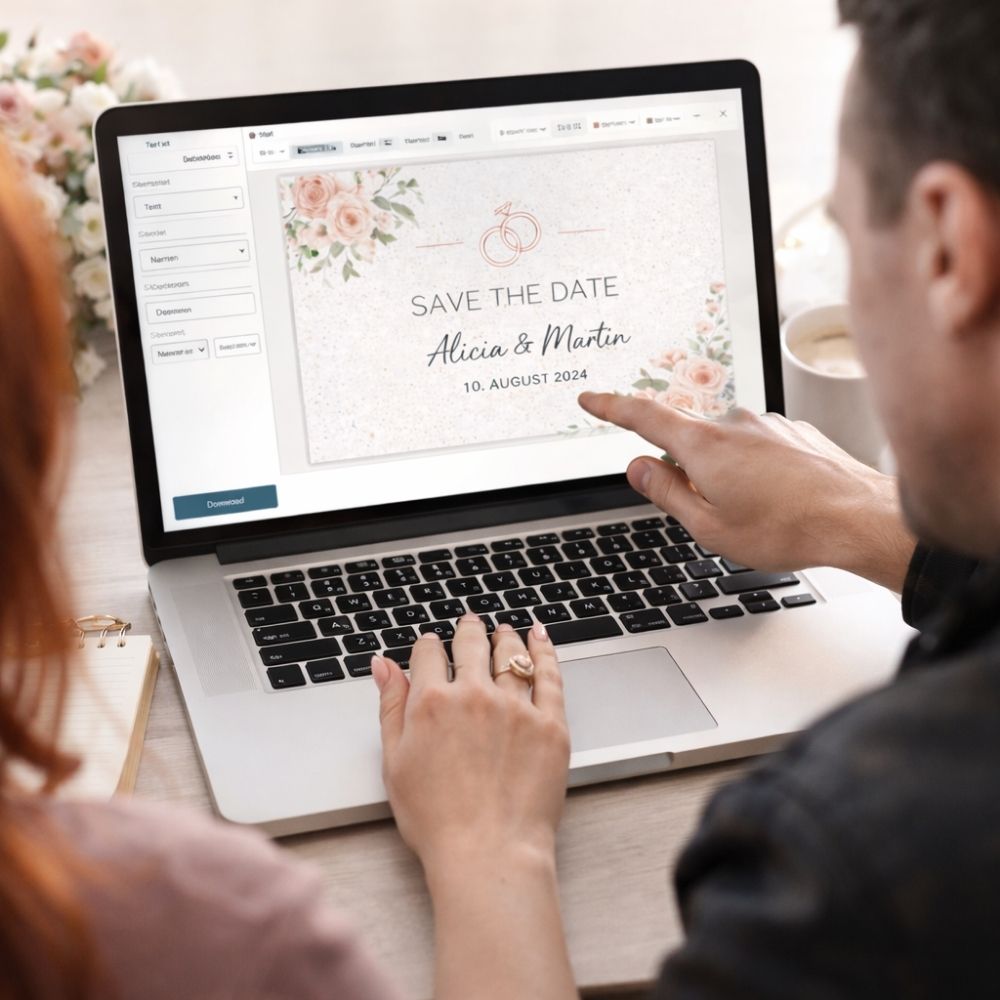 Hochzeit Einladung online erstellen