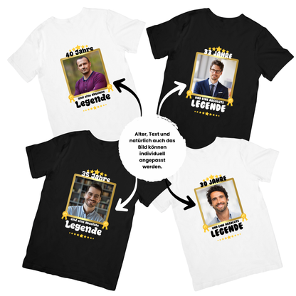 Party-T-Shirt zum 30. Geburtstag Legende