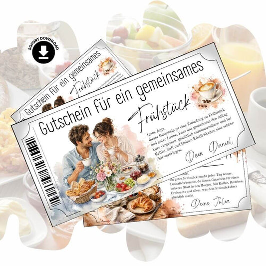 Frühstücksgutschein mit French Press Kaffeezubereitung