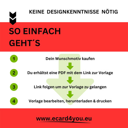 Führerschein Gutschein rotes Auto als Last-Minute-Geschenk sofort herunterladen und drucken