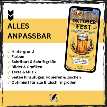 eCARD - Bier Party Wiesn Oktoberfest Einladung